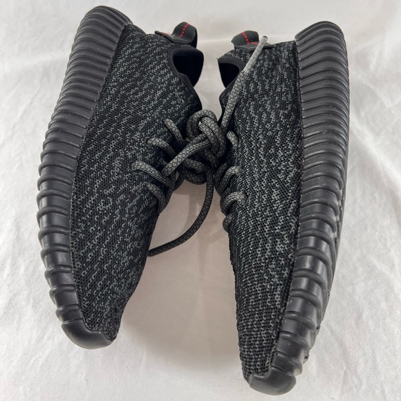ADIDAS YEEZY Boost 350 V1 Pirate Black Cloth Sneakers Marked as 7 US 2015 - Picture 7 of 17